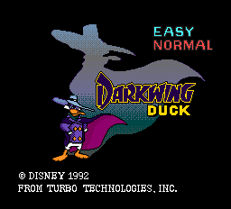 Darkwing Duck Title Screen